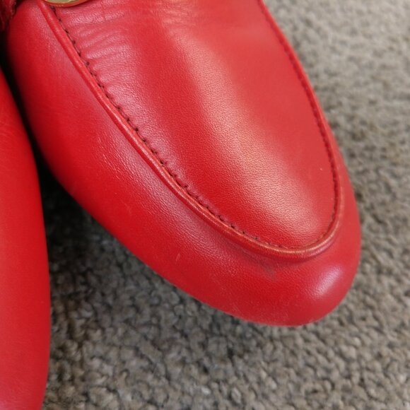 Vionic Adeline Horsebit Mules Womens size 6 Comfort Shoes Red Leather - Picture 3 of 12